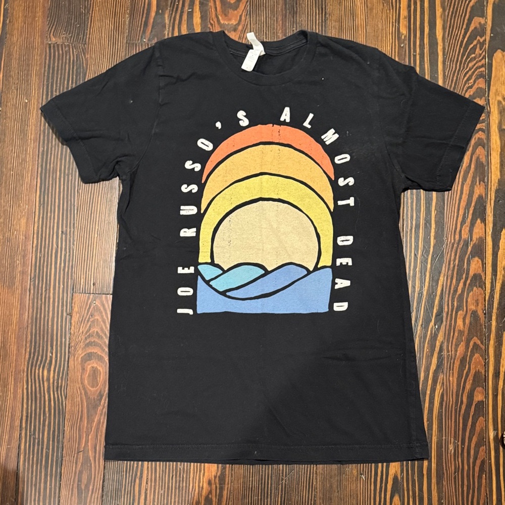 Bella Canvas Black Tee with Multicolor Graphic